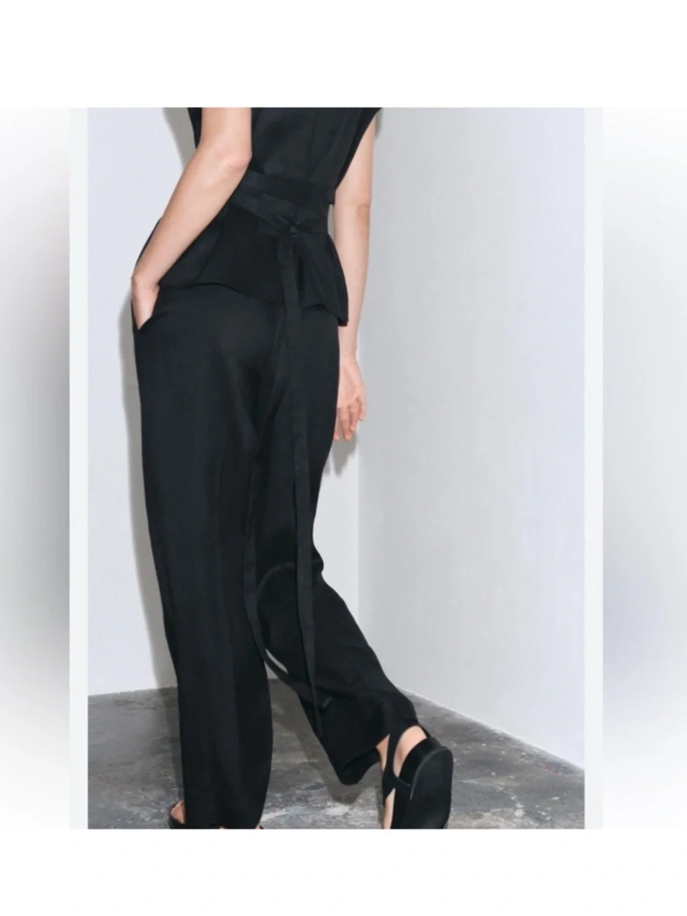 NWT ZARA 100% LINEN WIDE PANTS  🚨FIRM PRICE NO DISCOUNT